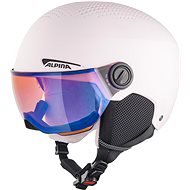 Alpina Zupo Visor Q Lite white 51-55 - Ski Helmet