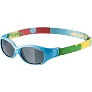 Alpina Sports Flexxy Kids cyan-puzzle gloss - Kerékpáros szemüveg
