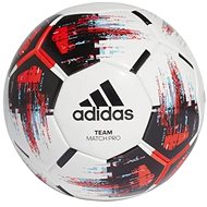 Adidas TEAM Match Ball, WHITE / BLACK / SOLRED / BR - Football 