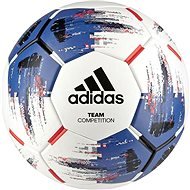 Adidas TEAM Competitio, WHITE/BLUE/BLACK/SOLR - Futbalová lopta