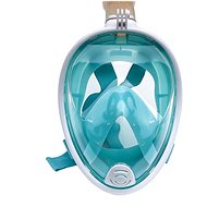 Alum Celoobličejová potápěčská maska - tyrkysová/bílá - Snorkel Mask