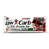 Amix Nutrition Low-Carb 33% Protein Bar, 60g, Double Dutch Chocolate - Protein Bar