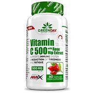 Amix Nutrition GreenDay® Vitamin C 500 with Rosehip Extract 60 Capsules - Vitamins
