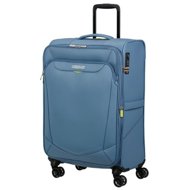 American Tourister Summerride Spinner S EXP - COATED Coronet Blue - Suitcase