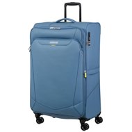 American Tourister Summerride Spinner M EXP - COATED Coronet Blue - Suitcase