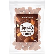 Allnature Chocolate covered almonds with cocoa 100 g - Nuts