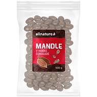 Allnature Dark Chocolate Covered Almonds 500 g - Nuts