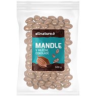 Allnature Milk Chocolate Covered Almonds 500 g - Nuts