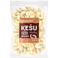 Allnature Cashew Nuts Extra Large w180 500 g - Nuts