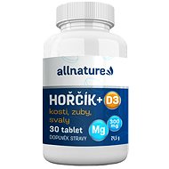 Allnature Magnesium + D3 30 tbl. - Magnesium