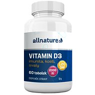Allnature Vitamin D3 2000 iU 60 tob. - Vitamin D3