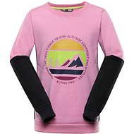 Alpine Pro Rondo Dětská Mikina růžová - Mikina