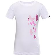 Alpine Pro Branto 5 Dětské Bavlněné Triko bílá - T-Shirt