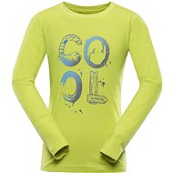 Alpine Pro Gwaino Dětské Bavlněné Triko zelená vel. 116-122 - T-Shirt