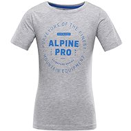 Alpine Pro Yvato Dětské Bavlněné Triko šedá - T-Shirt