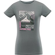 Alpine Pro Laga Dámské Bavlněné Triko zelená - T-Shirt