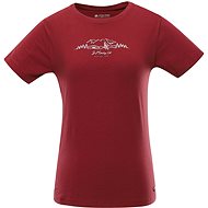 Alpine Pro Cedrika 2 Dámské Bavlněné Triko červená - T-Shirt