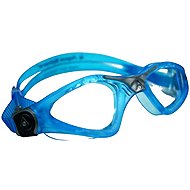 Aqua Sphere Kayenne Goggles, Clear Lenses, Blue/Silver - Swimming Goggles