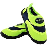 Beachwalker kids water shoes, light green/navy blue, size: 32-33 - Neoprene Shoes
