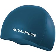Aqua Sphere Plain silicone cap, green/white - Bathing Cap