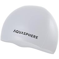 Aqua Sphere Plain silicone cap, white/black - Bathing Cap
