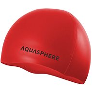 Aqua Sphere Plain silicone cap, červená/černá - Bathing Cap