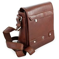 Arwel brown leather shoulder bag / crossbag Callum - Shoulder Bag