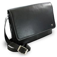 Arwel black leather laptop bag Laurien - Laptop Bag