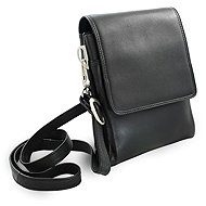 Arwel black leather bag / crossbag Giselle - Shoulder Bag