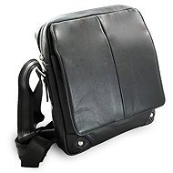 Arwel black leather bag / crossbag Iker - Shoulder Bag