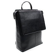 Arwel Neville leather, black - Backpack