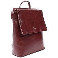 Arwel Neville leather, dark red - Backpack