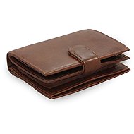 Arwel Kendall Dark Brown Leather Wallet - Wallet