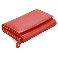 Arwel Women's Red Leather Wallet Chloen - Wallet
