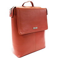 Arwel Neville leather, dark pink - Backpack
