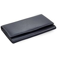 Arwel Elizbeth Blue Leather Clutch Wallet - Wallet