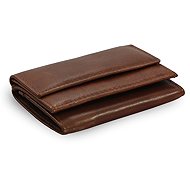 Arwel Athena Small Dark Brown Leather Wallet - Wallet