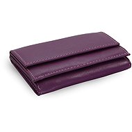 Arwel Athena Small Purple Leather Wallet - Wallet