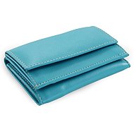 Arwel Athena Small Turquoise Leather Wallet - Wallet