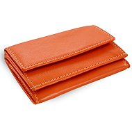 Arwel Small Orange Leather Athena Purse - Wallet
