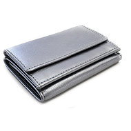 Arwel Athena Small Leather Purse – Silver - Wallet