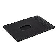 Arwel Black Leather Document Case - Wallet