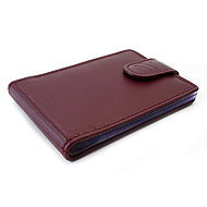 Arwel Sotiris Burgundy Leather Document Wallet - Wallet