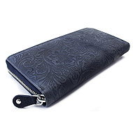 Arwel Aristea Blue Leather Purse - Wallet