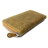 Arwel Aristea Yellow Leather Purse - Wallet