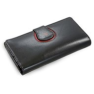 Arwel Lilah Black Leather Purse - Wallet