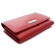 Arwel Tsuda Large Red Leather Purse - Wallet