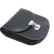 Arwel Clariens Small Black Leather Wallet - Wallet