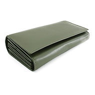 Arwel Nolan green leather waiter's wallet - Wallet