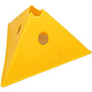 Merco Tri Corners Multi-Purpose Cones Yellow - Training Aid